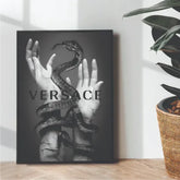 Versace x Snake black & white poster - wall art